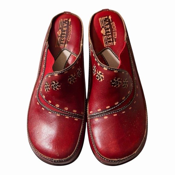 L'artiste Shoes - L'Artiste Chino-R Womens EU 37 US 6.5-7 Red Artistic Comfort Sandal Shoe